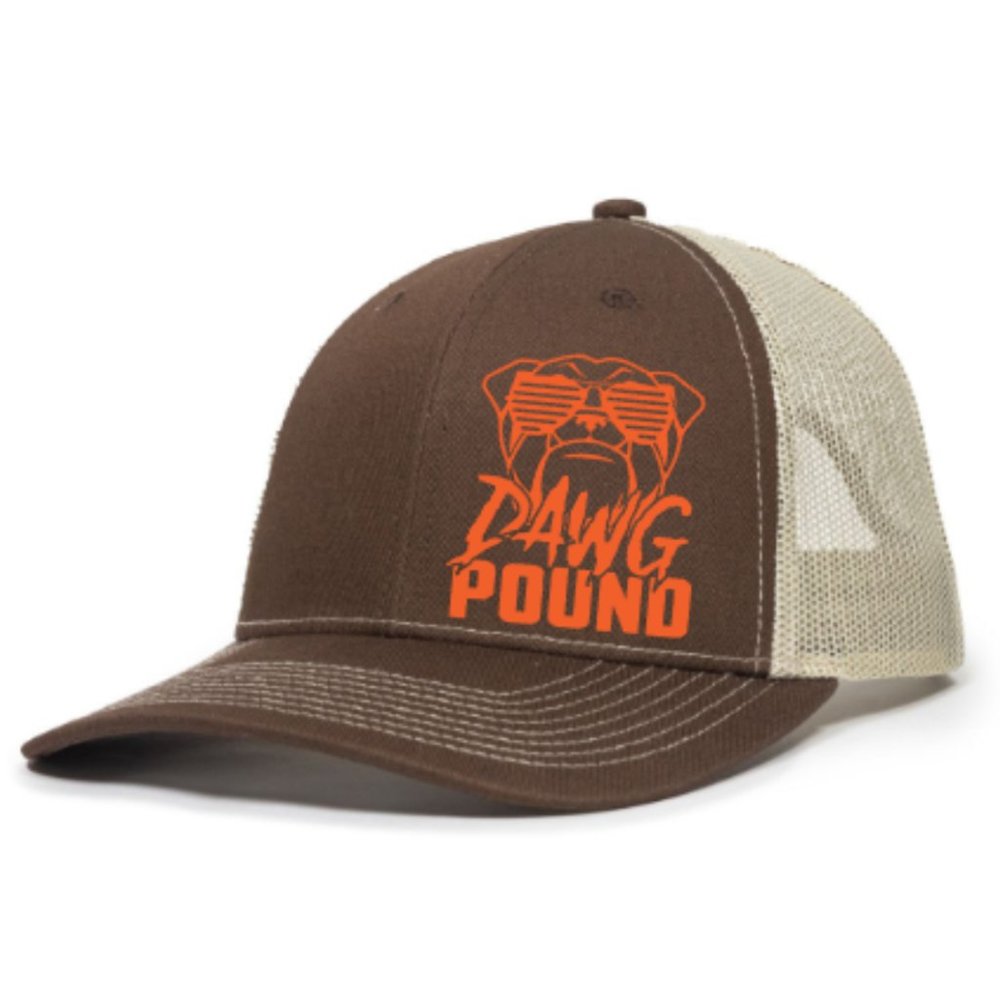 Cleveland DAWG POUND (Cleveland Colors) Premium Snapback Hat